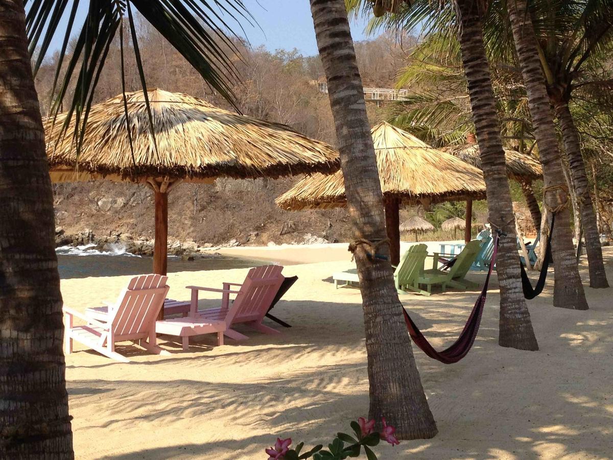 Casa Luna Playa Hotel Puerto Angel Bagian luar foto